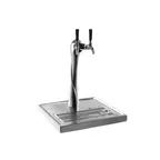 image of Perlick 4041GD-2B Lucky Draft Beer Dispensing Tower, Tarnish-Free Gold Finish, 2 Faucets