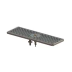 image of Perlick 6030-GRC 6000 Series Drainer, with Built-In Rinser On Center