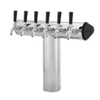 image of Perlick 66500-6BPC Winged Tee Draft Beer Dispensing Tower