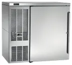image of Perlick BBS36-SS-L-STK Refrigerated Back Bar Cabinet w/ 7.4 Cu Ft Capacity, 1 Solid Door