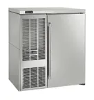 image of Perlick BBSN32 Refrigerated Back Bar Cabinet w/ 6 Cu Ft, 1 Solid Door, Digital Thermostat
