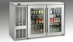 image of Perlick BBSN52 Refrigerated Back Bar Cabinet w/ 13.3 Cu Ft, 2 Solid Doors, Digital Thermostat