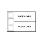 image of Perlick BW3-48 48" Bottle Well Ice Chest Cover Assembly, 3‑Bottle Capacity / Black Bottle Wells Left