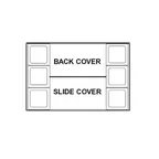 image of Perlick BW6-24 24" Underbar Bottle Well with Ice Chest Cover Assembly, 6‑Bottle Cap. (3 each side)