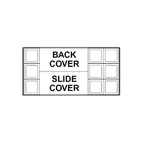 image of Perlick BW9-48 48" Underbar Bottle Well,Ice Chest Cover Assembly / 9-Bottle Cap, Black Polypropylene