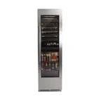 image of Perlick CC24C-2-4LL Zone Glass Door Refrigerator, 12.6 cu ft Steel, 38 Bottle Capacity, LED Light