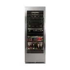 image of Perlick CC30C-2-4RL - Dual Zone Glass Door Merchandiser Refrigerator, 16.9 cu ft, LED Lighting, R600a
