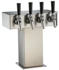 image of Perlick EA2110-4BPC Draft Beer Dispensing Tower, 4 Faucets