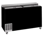 image of Perlick FR48RT-BS-STK 48" Glass Froster, 12.5 cu ft, Black Exterior, -10°F to 10°F, 120V R290