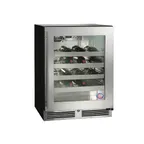 image of Perlick HB24WS4 24" Glass Door Wine Refrigerator, Single Temperature, 4.8 cu. ft.