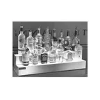 image of Perlick LMD2-60L – 60" 2‑Tier Lighted Display, Steel, White LED, 100‑240V, 1.2 A, NEMA 1‑15P
