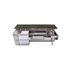 image of Perlick PTE68-A 68" Sink Combo Underbar Ice Bin/Cocktail Station w/ 10 Circuit - 90 lbs / Center