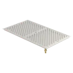 image of Perlick RDP12X36 Drip Tray Trough, Drop-In, 36"W X 12"D, For Service Station