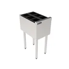 image of Perlick TS12U2-STK 12" Underbar Bottle Storage Bin w/ 6 Bottle Wells, Field Connection Kit