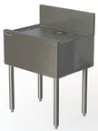 image of Perlick TS21 Ts Series Underbar Drainboard, 21"W X 18-9/16"D, Embossed Top