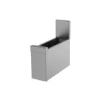 image of Perlick TS6U2 6" Underbar Bottle Storage Bin w/ 3 Bottle Wells, Insulated, Open Chest