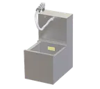 image of Perlick TSC12IBW-MH 12" Underbar Bottle Storage Bin w/ Insulated, Holds (5) 3-3/4" Dia Bottles