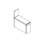 image of Perlick TSD6FA Underbar Add-On Unit Filler Section