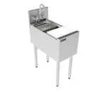 image of Perlick TSF12PS-SB Underbar Sink Units, 1 Compartment with Cutting Board - No Drainboard