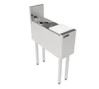 image of Perlick TSF8PS-BRT Underbar Sink Units, 1 Compartment with Glass Rinser & Cutting Board