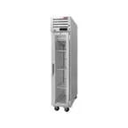 image of Turbo Air PRO-15R-G-N 17" 1-Section Reach-In Refrigerator w/ Glass Door, Top Mount, Stainless Steel, 13 cu. ft.