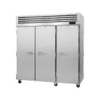 image of Turbo Air PRO-77H-PT 3-Section Heated Holding Cabinet, 78 cu ft, 3-Door Solid Doors, Stainless Steel Finish, 3000W