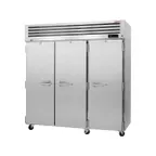 image of Turbo Air PRO-77R-N 77" 3-Section Reach-In Refrigerator w/ 3 Solid Doors, Top Mount, 75 cu. ft.