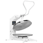 image of Proluxe PP1818 Flex X1 18" Manual Clamshell Pizza Dough Press Heated Upper Platen with Microprocessor and Digital Temperature Control