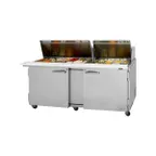 image of Turbo Air PST-72-30-N(-AL) 72" Mega Top Sandwich/Salad Prep Table w/ 2 Doors, 30 Pans