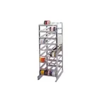 image of Prairie View CR1620 Heavy Duty Aluminum Stationary Full Size Can Racks, 162 #10 Cans Capacity
