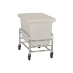 image of Prairie View LUGCT1BK6-NBT Aluminum 6 Bushel Lug Cart/Bulk Mover & Tub Set