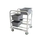 image of Prairie View LUGDB6 Aluminum Lug Cart with 6 Lug Capacity - 32-3/4" x 28-1/2" x 36-3/4"