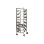 image of Prairie View Industries WE4018-KD-U 15 Pan End Load Universal Bun / Sheet Pan Rack, Unassembled