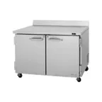 image of Turbo Air PWR-48-N 48" 2-Section Worktop Refrigerator w/ 2 Doors, 12.2 cu. ft.