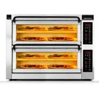 image of PizzaMaster PM 402ED-2DW Electric Countertop Pizza Bake Oven