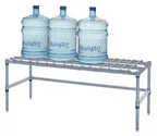 image of Quantum 182414DGY Wire Modular 1500 lb. Dunnage Rack - 24"W X 18"D X 14"H
