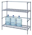 image of Quantum Wire Two-Tier Tank & Beverage Container Dunnage Rack - 30"W x 24"D x 54"H