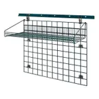 image of Quantum SGK-403036-1P Green Epoxy Wall Mounting Store Grid Medium-Duty Kit