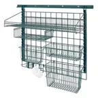 image of Quantum SGK-403036-3P Green Epoxy Wall Mounting Store Grid Medium-Duty Kit