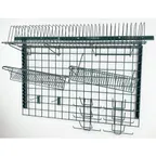 image of Quantum SGK-563048-1P Green Epoxy Wall Mounting Store Grid Medium-Duty Kit