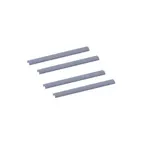 image of Quantum TTK-19 NSF 228"L Chrome Plated Overhead Track Kit