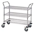 image of Quantum WRC-1860-3 Utility Service Cart with Swivel Casters