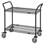 image of Quantum WRC-1860BK-2 Utility Cart with Wheels, Open Base