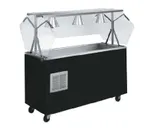 image of Vollrath R3873760 60" 2-Series Refrigerated Cold Food Station w/ Open Storage in Granite, (4) Pan