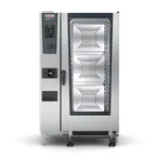 image of RATIONAL ICC 20-FULL NG 208/240V 1 PH (LM200GG) Full Size Natural Gas Combi Oven w/ 20 Pans, Dial Controls, Steam Generator