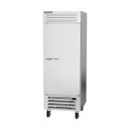 image of Beverage Air RB27HC-1S 30" 1-Section Reach-In Refrigerator w/ Solid Full Door, Bottom Mounted, Aluminum Interior, 26 cu. ft.