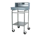 image of Winholt RDMWN-3 Mobile Stand Up Receiving Desk, Sloped Top, Storage, Painted Steel