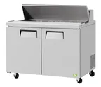 image of RefrigerationX XST-60-N 60" 2-Door Sandwich and Salad Prep Table, 16 Pans, Stainless Steel