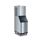 image of Manitowoc RFP0620A/D420 Air Cooled Flake 760 lb Ice Machine with Bin, 383 lb Storage