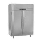 image of Victory RFS-2D-S1-EW-HC 58" 2-Section Reach-In Refrigerator/Freezer Combo w/ 2 Solid Doors